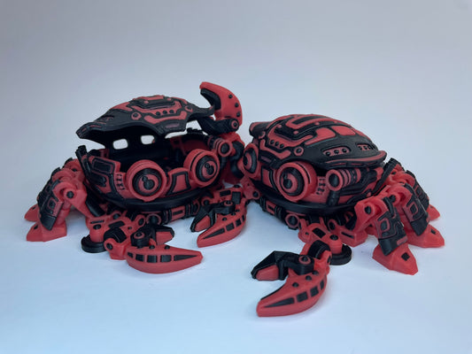 Flexi Cyber Krabbe aus PLA, 3D-gedruckt von 3DruckAS