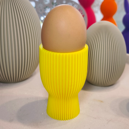 Eierbecher geriffelt  | Dekorative Eierbecher | große Farbauswahl