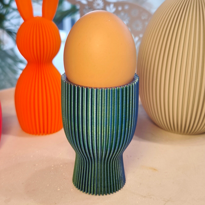 Eierbecher geriffelt  | Dekorative Eierbecher | große Farbauswahl