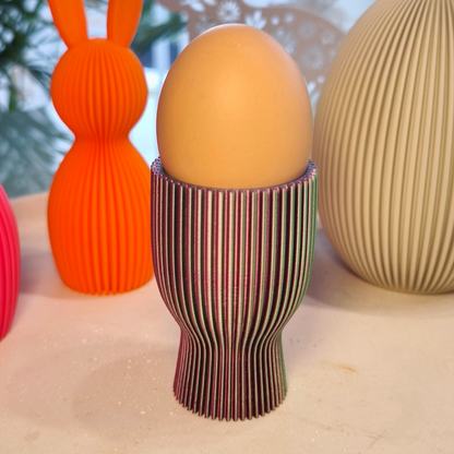 Eierbecher geriffelt  | Dekorative Eierbecher | große Farbauswahl