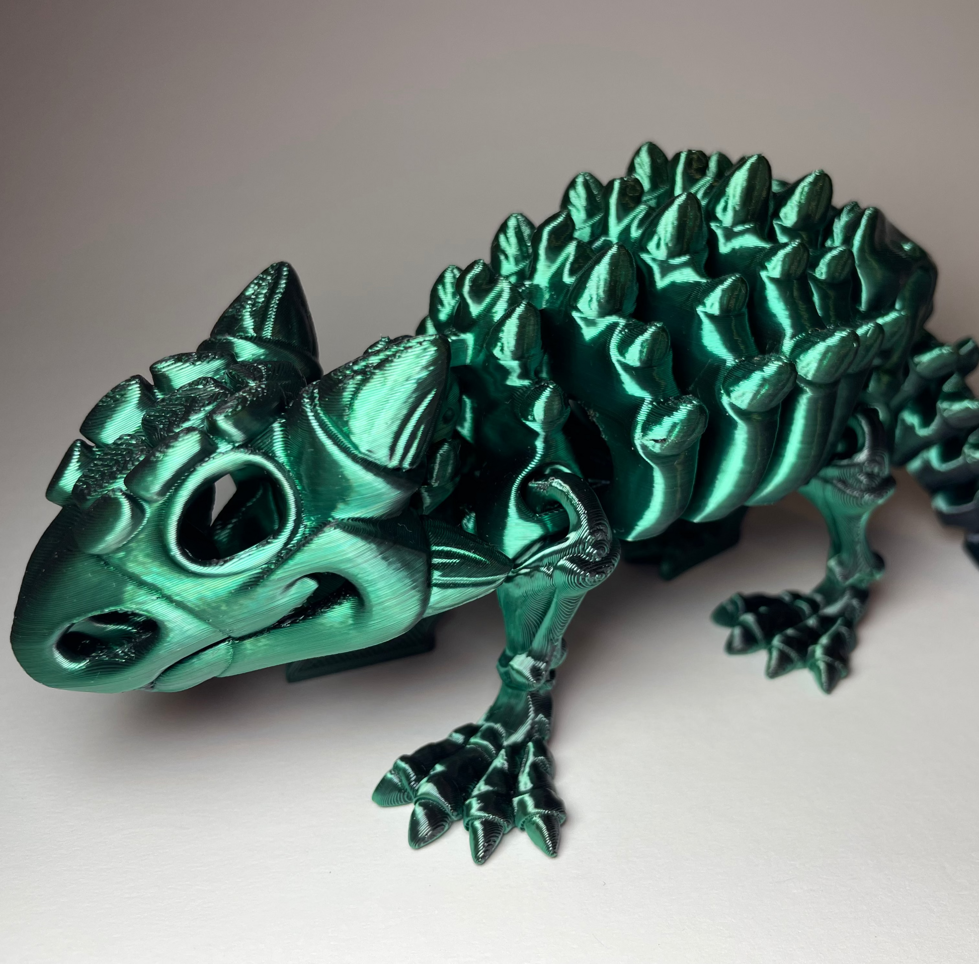 Flexi-Skelett Ankylosaurus – Dino Figur 9cm | 3DruckAS
