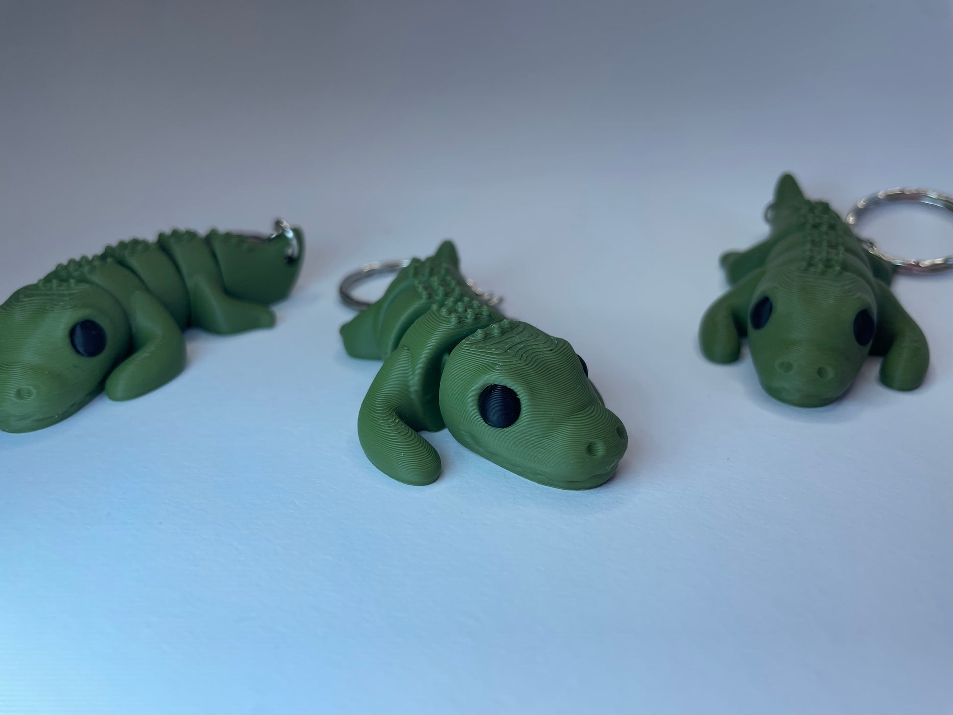 Rocco Krokodil als Flexi-Dekofigur aus PLA