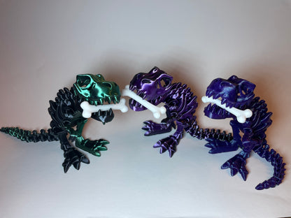 Flexi-T-Rex aus PLA – Sammlerfigur in verschiedenen Farbvarianten