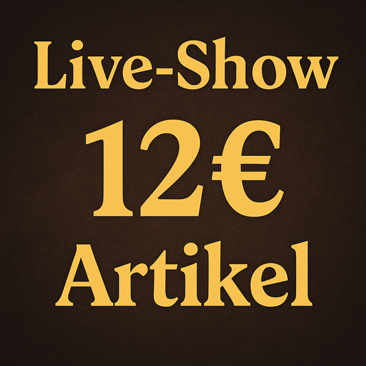 🛒 12€-Artikel – Live-Sale bei TikTok  Artikel-Nr.: 3DAS-2599-012