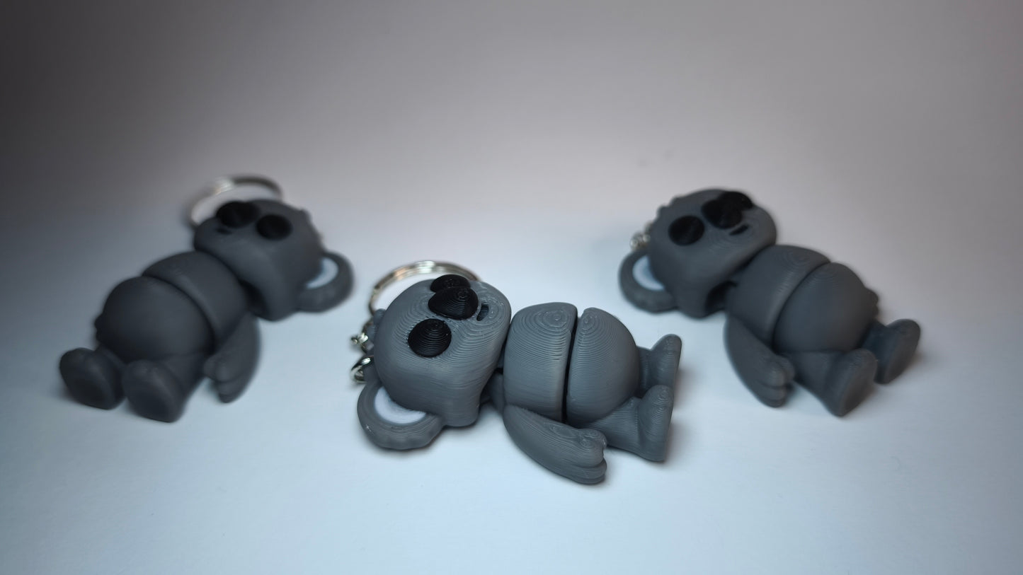 Flexi-Koala Coco – 3D-gedruckter Schlüsselanhänger aus PLA, beweglich (B-WARE)