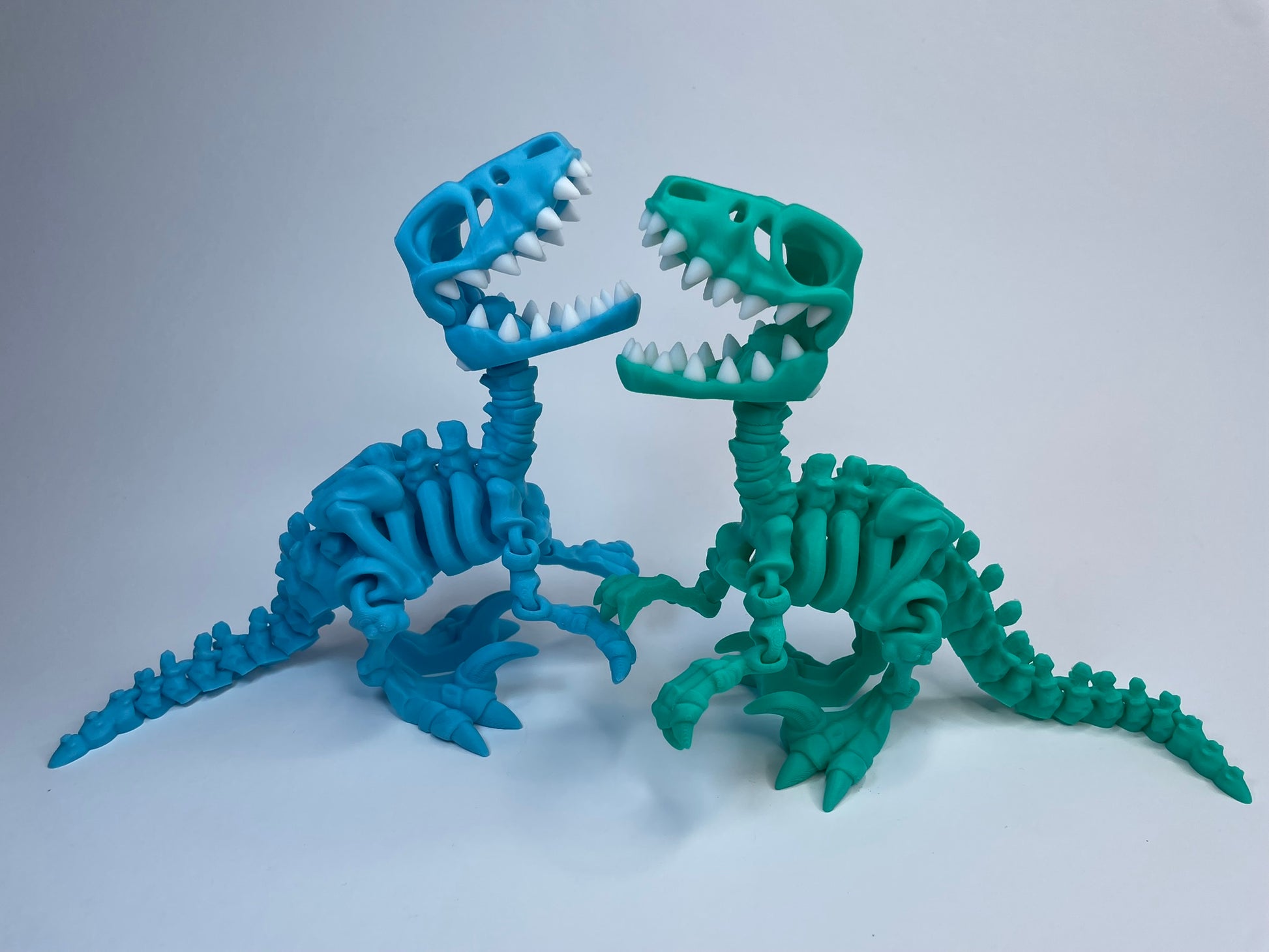 3D Figur | Flexi-Figur | Skelett Raptor | Freddy | Made im Allgäu | Erhältlich bei 3DruckAS