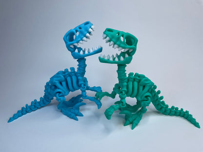 3D Figur | Flexi-Figur | Skelett Raptor | Freddy | Made im Allgäu | Erhältlich bei 3DruckAS