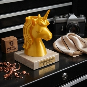 Einhorn Stiftebecher | Schreibtischdeko & Organizer | 3DruckAS