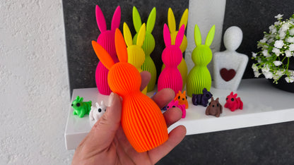 Häschen-Deko-Geriffelt 13,5cm