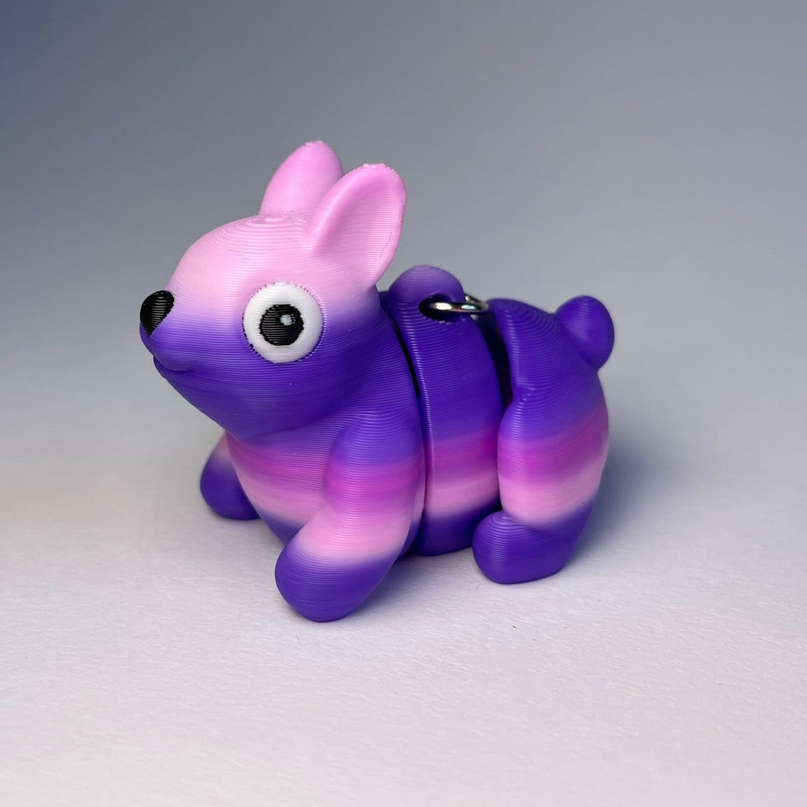Flexi-Hässchen Schlüsselanhänger aus PLA, 3D-gedruckt von 3DruckAS