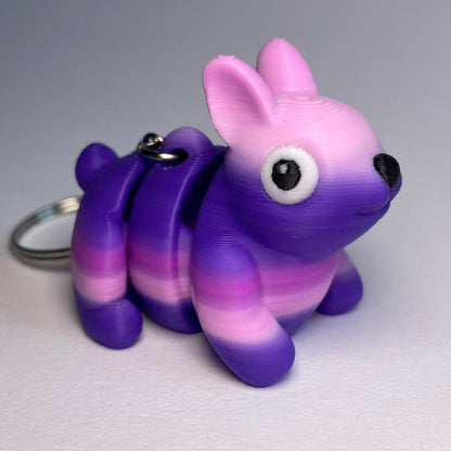 Flexi-Hässchen Schlüsselanhänger aus PLA, 3D-gedruckt von 3DruckAS