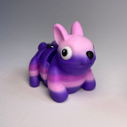 Flexi-Hässchen Schlüsselanhänger aus PLA, 3D-gedruckt von 3DruckAS