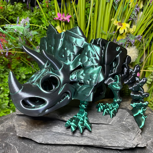 Flexi-Skelett Triceratops XL – Dino Figur | 3DruckAS