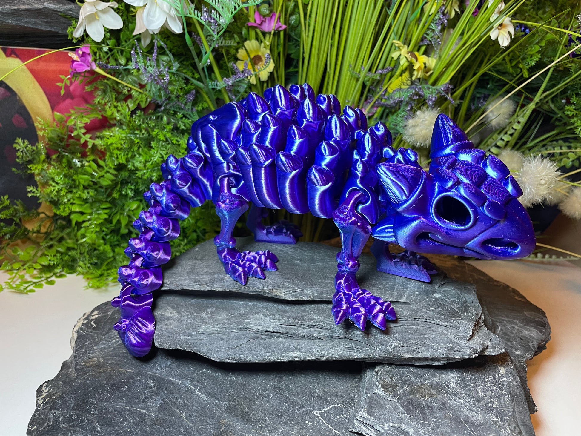 Flexi-Skelett Ankylosaurus – Dino Figur 12cm | 3DruckAS