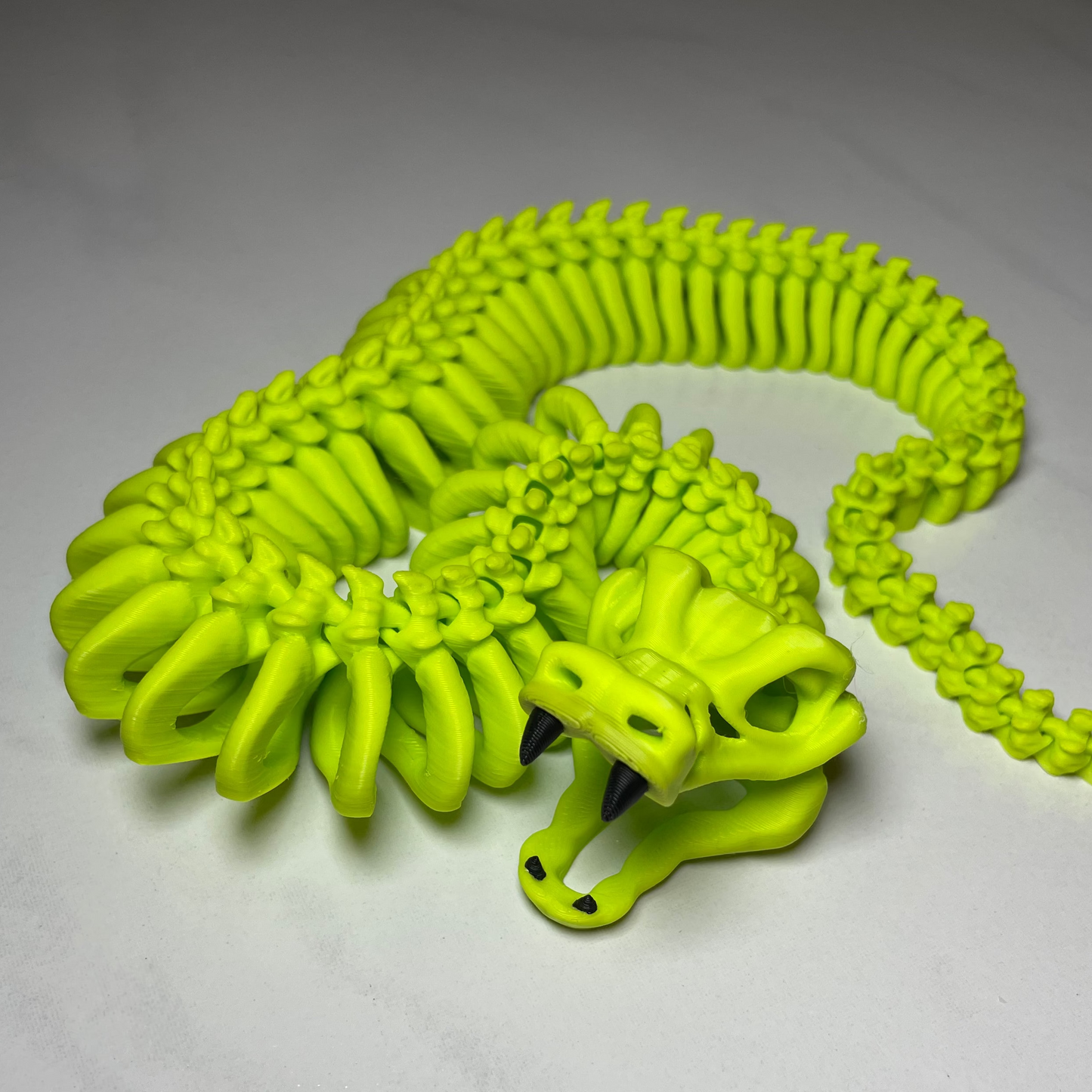 Small(45cm) Flexi Skelett-Schlange - Snake - 3D-gedruckt aus PLA