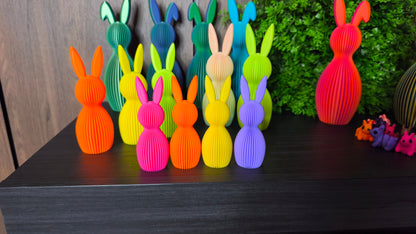 Häschen-Deko-Geriffelt - Moderne Minimalistische Osterdeko | Osterhasen-Deko | Ostern