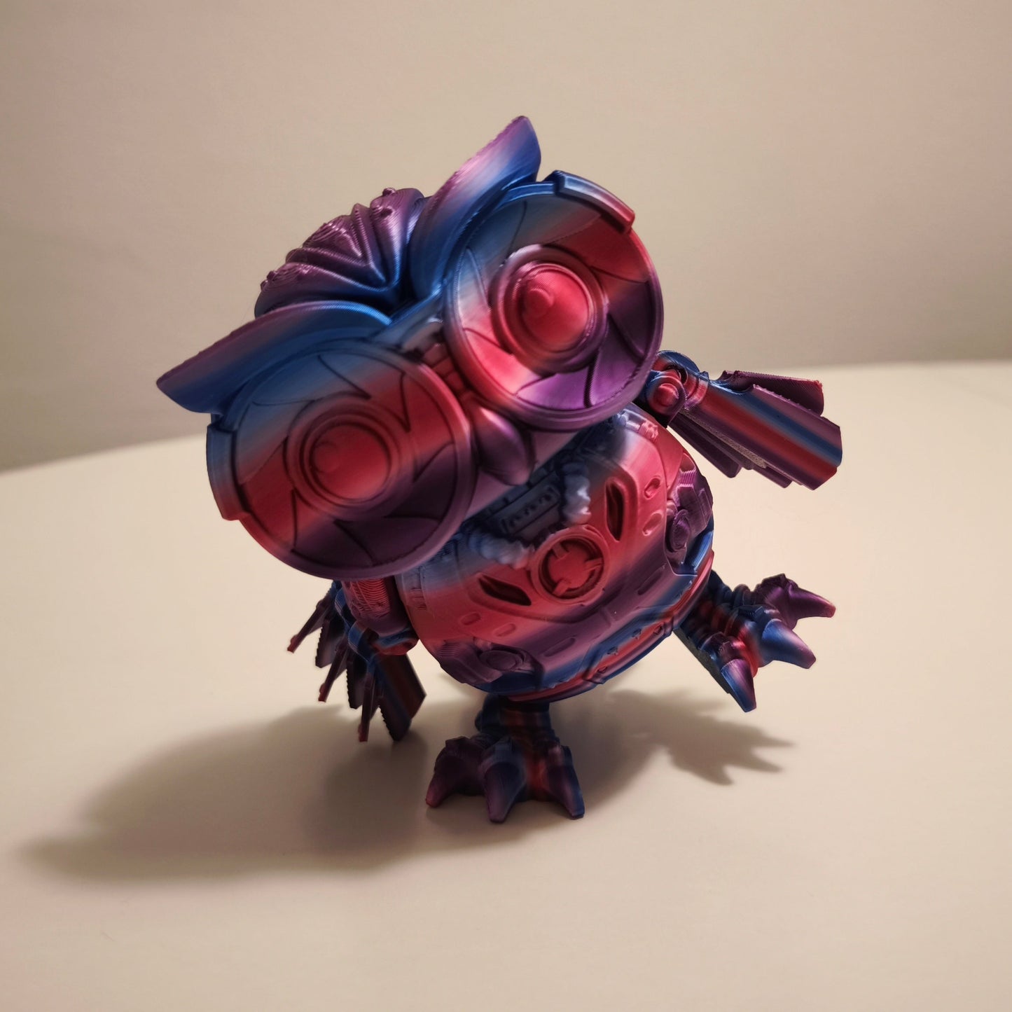 Cyber Eule Janin | Flexi | 3D-Druck Sammelfigur | 3DruckAS