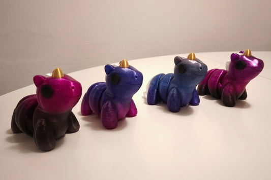 Einhorn Anna | Flexi | 3D-Druck Sammelfigur | 3DruckAS