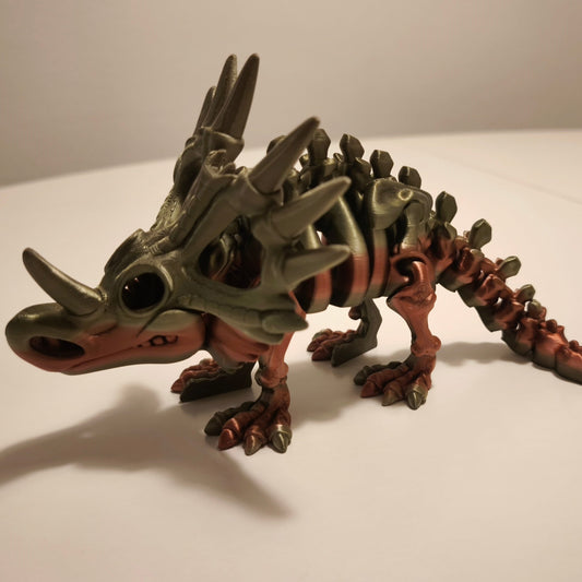 Styracosaurus | Flexi-Skelett | 3D-Druck Dinosaurier | Dino | 3DruckAS