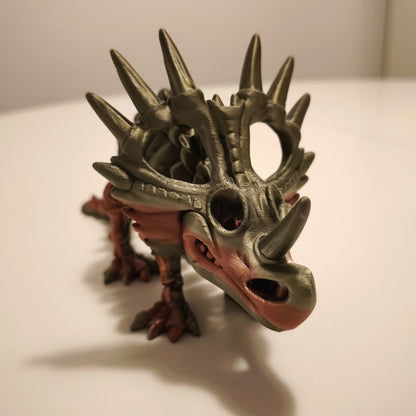 Styracosaurus | Flexi-Skelett | 3D-Druck Dinosaurier | Dino | 3DruckAS