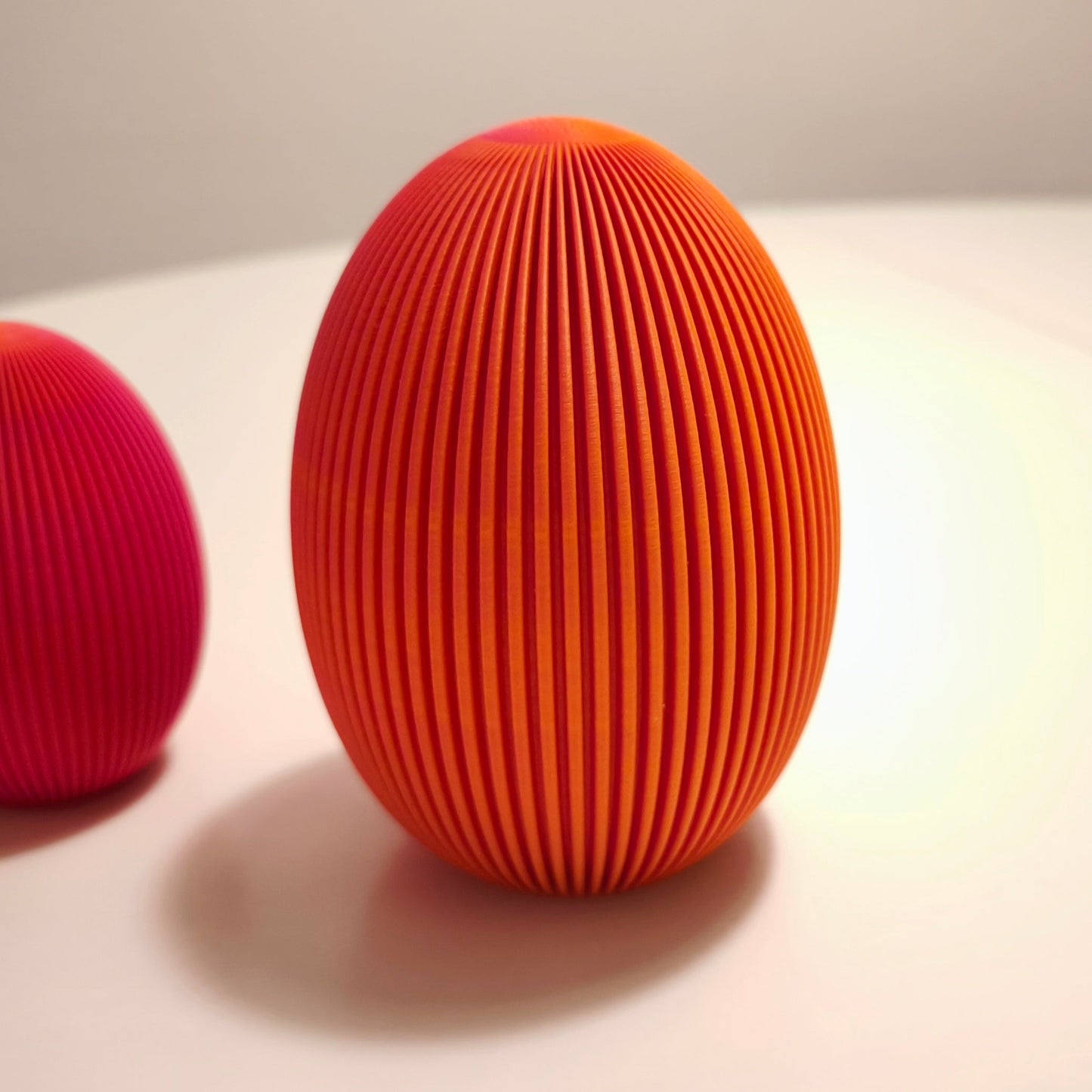 Deko-Ei geriffelt – minimalistisches Osterei | 3D-Druck | 3DruckAS
