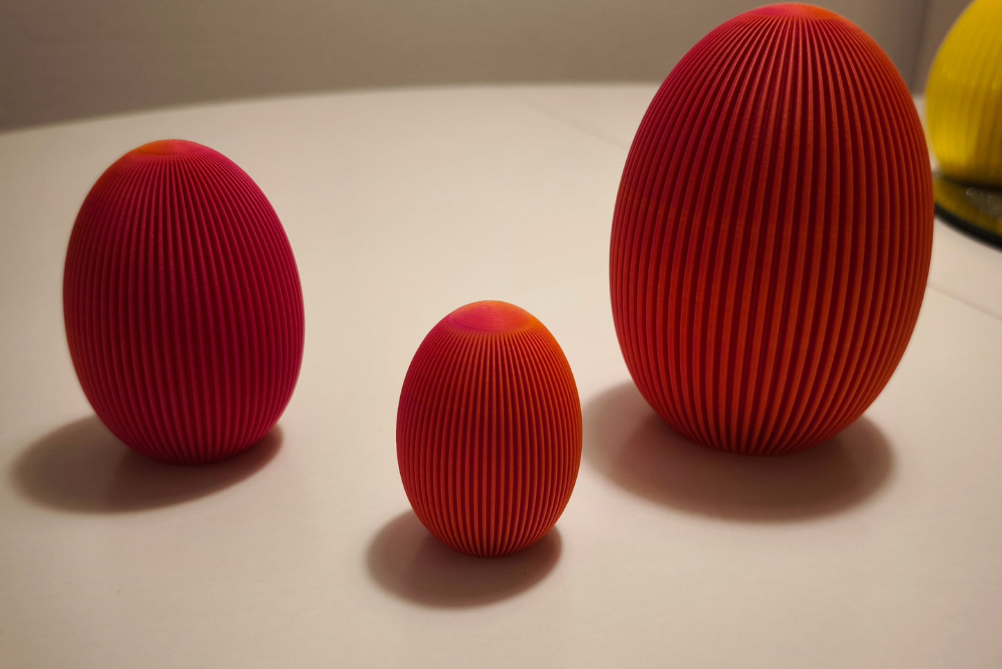 Deko-Ei geriffelt – minimalistisches Osterei | 3D-Druck | 3DruckAS