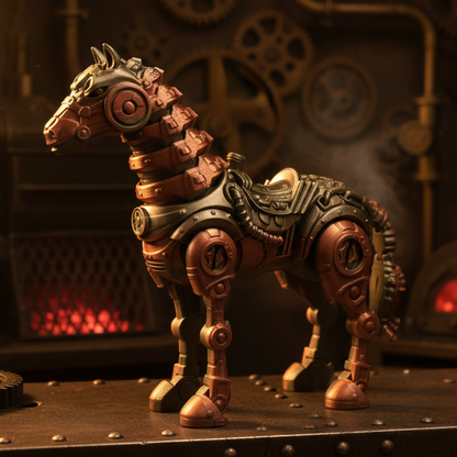 Cyber-Titan Flexi-Pferd XL – Sammelfigur | 3DruckAS