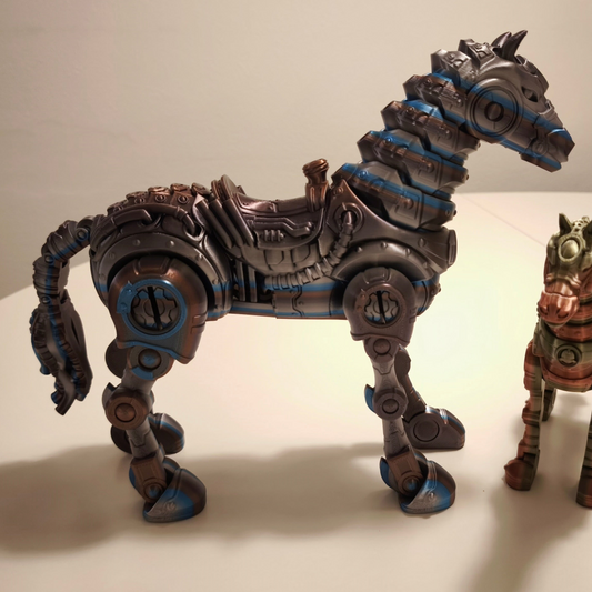 Cyber Titan XXL | Flexi-Pferd | 3D-Druck Sammelfigur | 3DruckAS