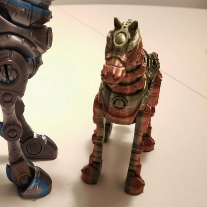 Cyber Titan XL | Flexi-Pferd | 3D-Druck Sammelfigur | 3DruckAS