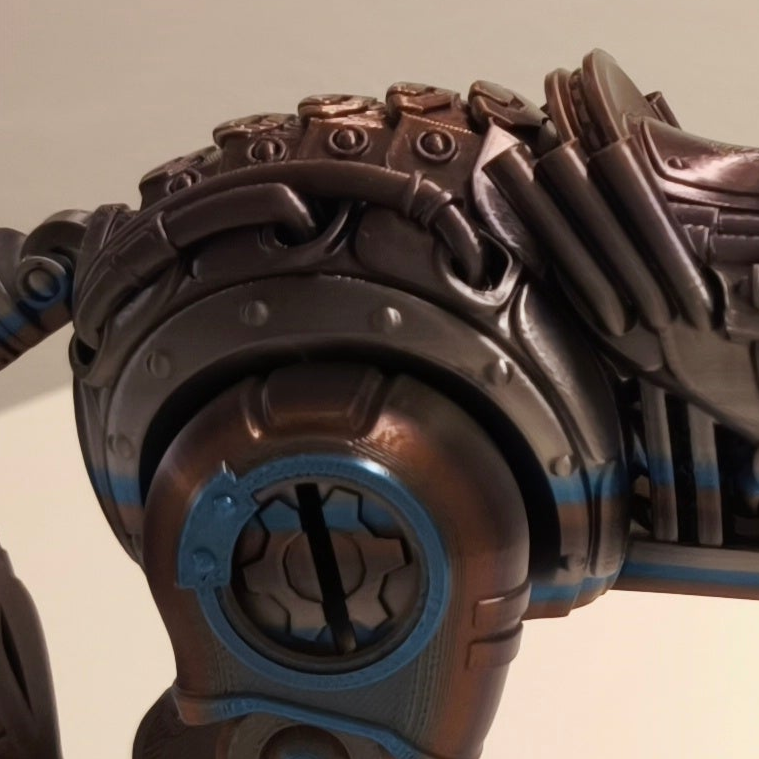 Cyber Titan XXL | Flexi-Pferd | 3D-Druck Sammelfigur | 3DruckAS