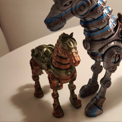 Cyber Titan XL | Flexi-Pferd | 3D-Druck Sammelfigur | 3DruckAS