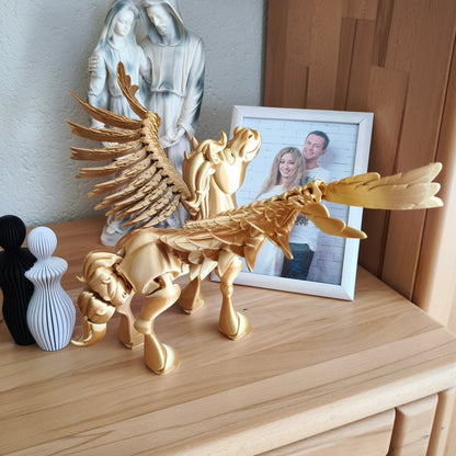 Pegasus Flexi-Figur XXL – Fliegendes Pferd | 3DruckAS