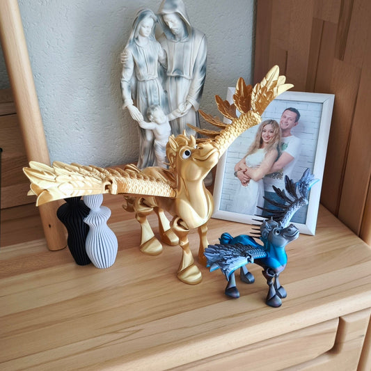 Pegasus Flexi-Figur XXL– Fliegendes Pferd | 3DruckAS