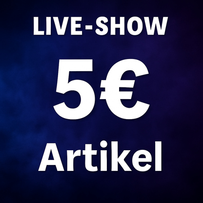 🛒 5€-Artikel – Live-Sale bei TikTok  Artikel-Nr.: 3DAS-2599-005