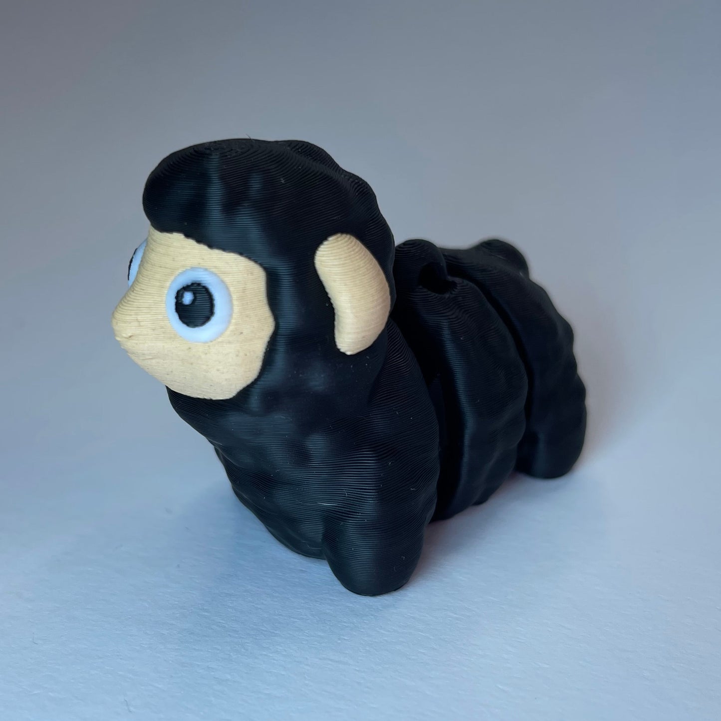 Flexi-Schaf Adrian – PLA, 3D-Schlüsselanhänger