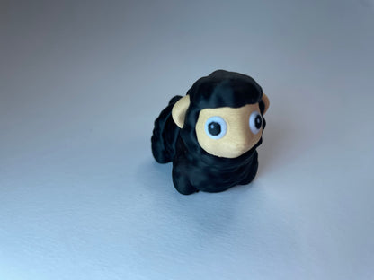 Schlüsselanhänger Adrian – flexibles PLA-Schaf, 3D-Druck