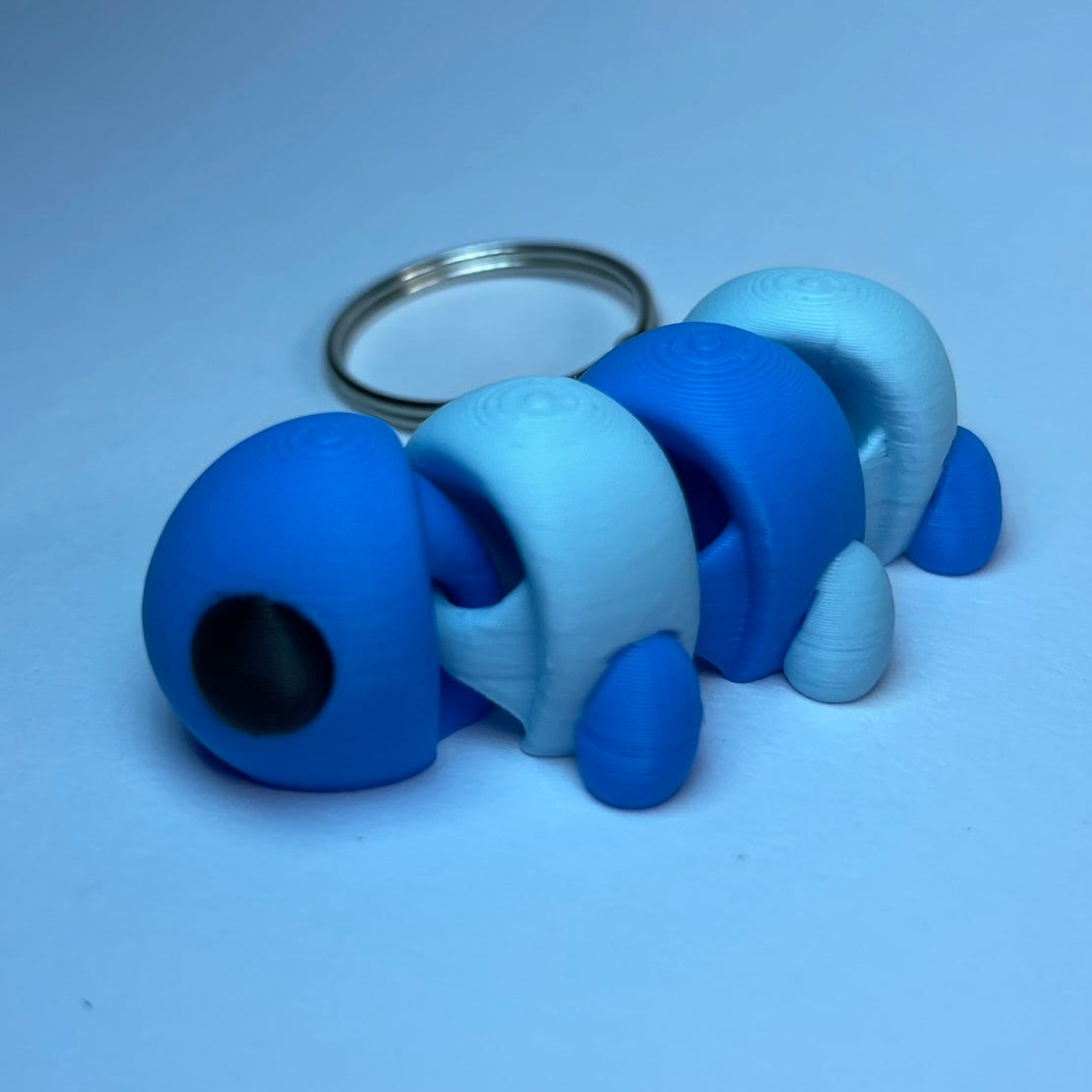 Detail Bluppy – bewegliche Raupenfigur als Schlüsselanhänger