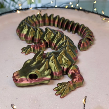 Flexi-Skelett Drache – Drachenfigur | 3DruckAS