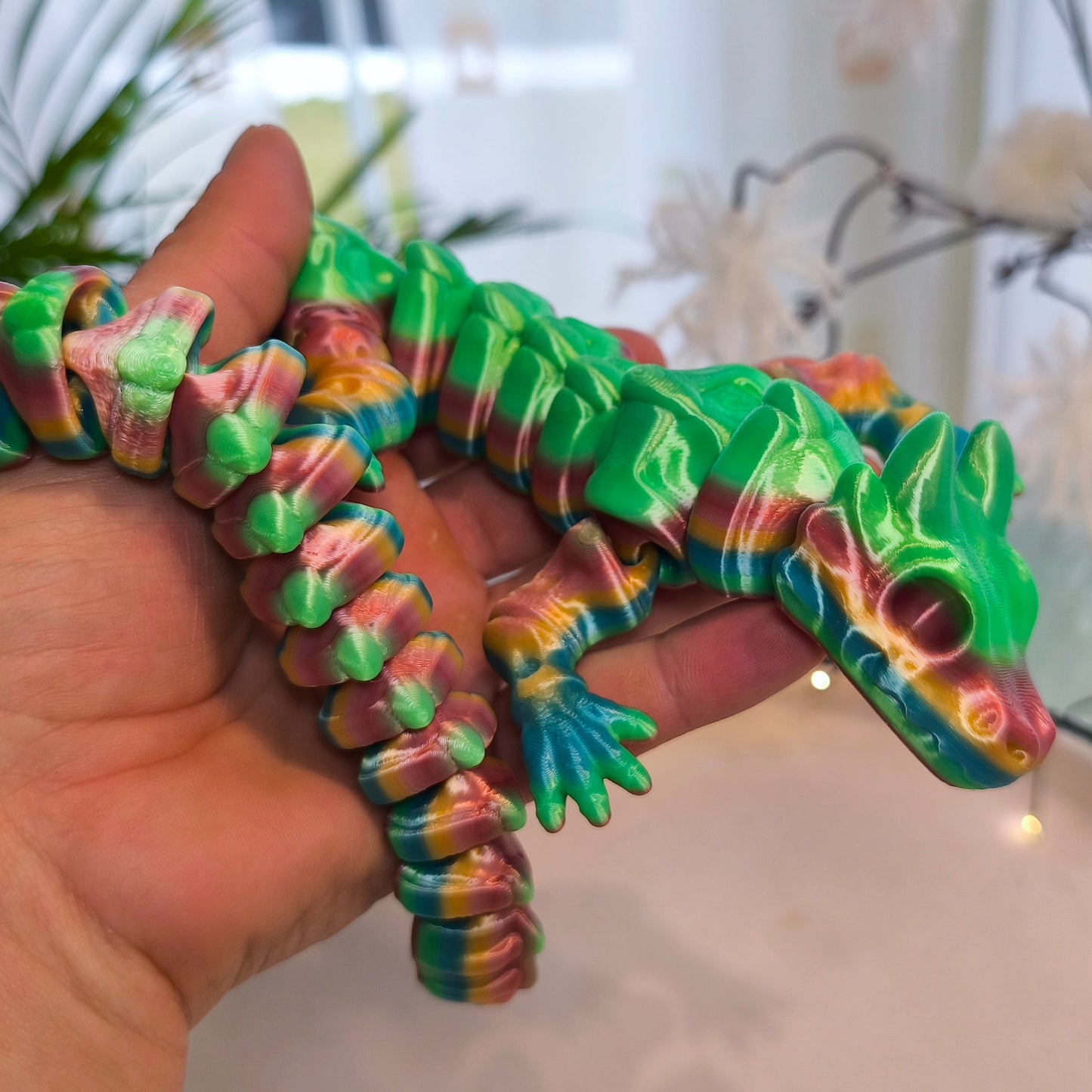 Flexi-Skelett Drache – Drachenfigur | 3DruckAS