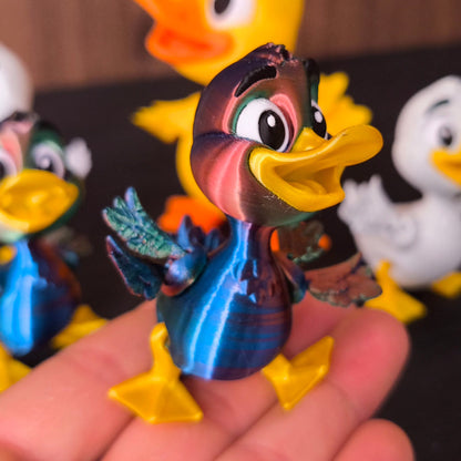 Flexi-Ente Sammelfigur – Quacksel | 3DruckAS