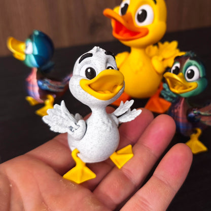 Flexi-Ente Sammelfigur – Quacksel | 3DruckAS