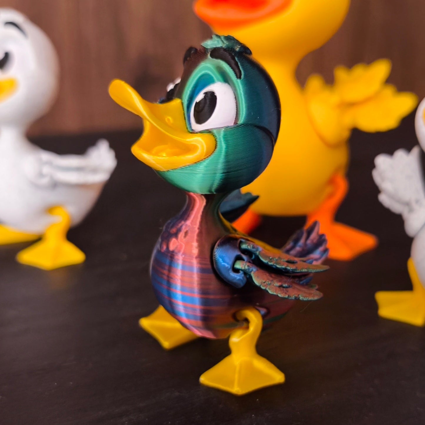 Flexi-Ente Sammelfigur – Quacksel | 3DruckAS