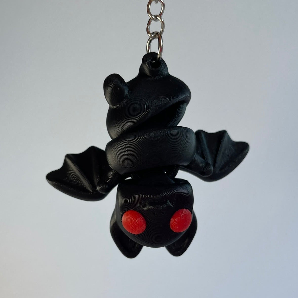 Fernando Schlüsselanhänger – bewegliche Fledermaus Figur, 3D-gedruckt