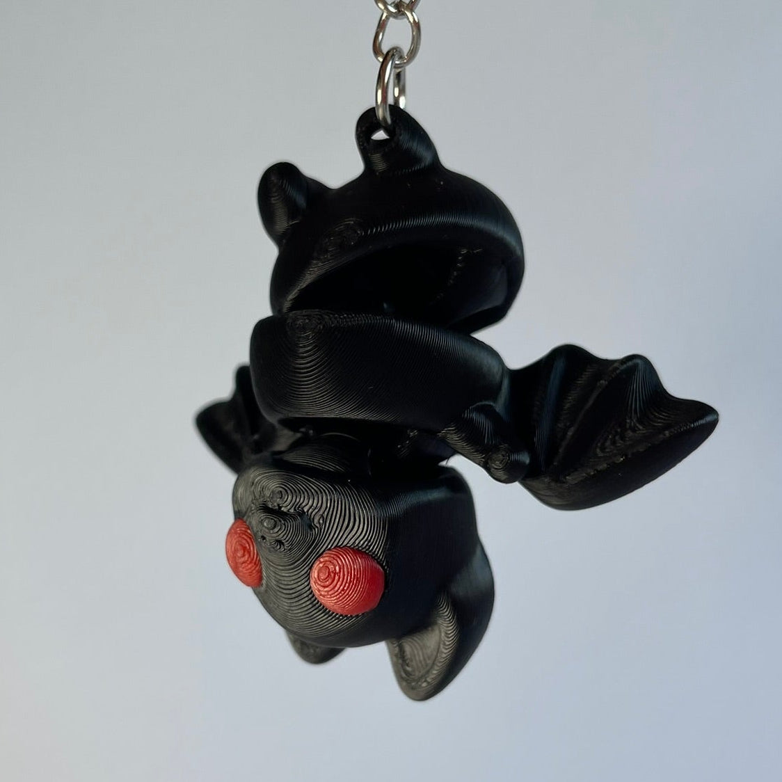 Flexibler Fledermaus Schlüsselanhänger Fernando – PLA Figur, 3DruckAS