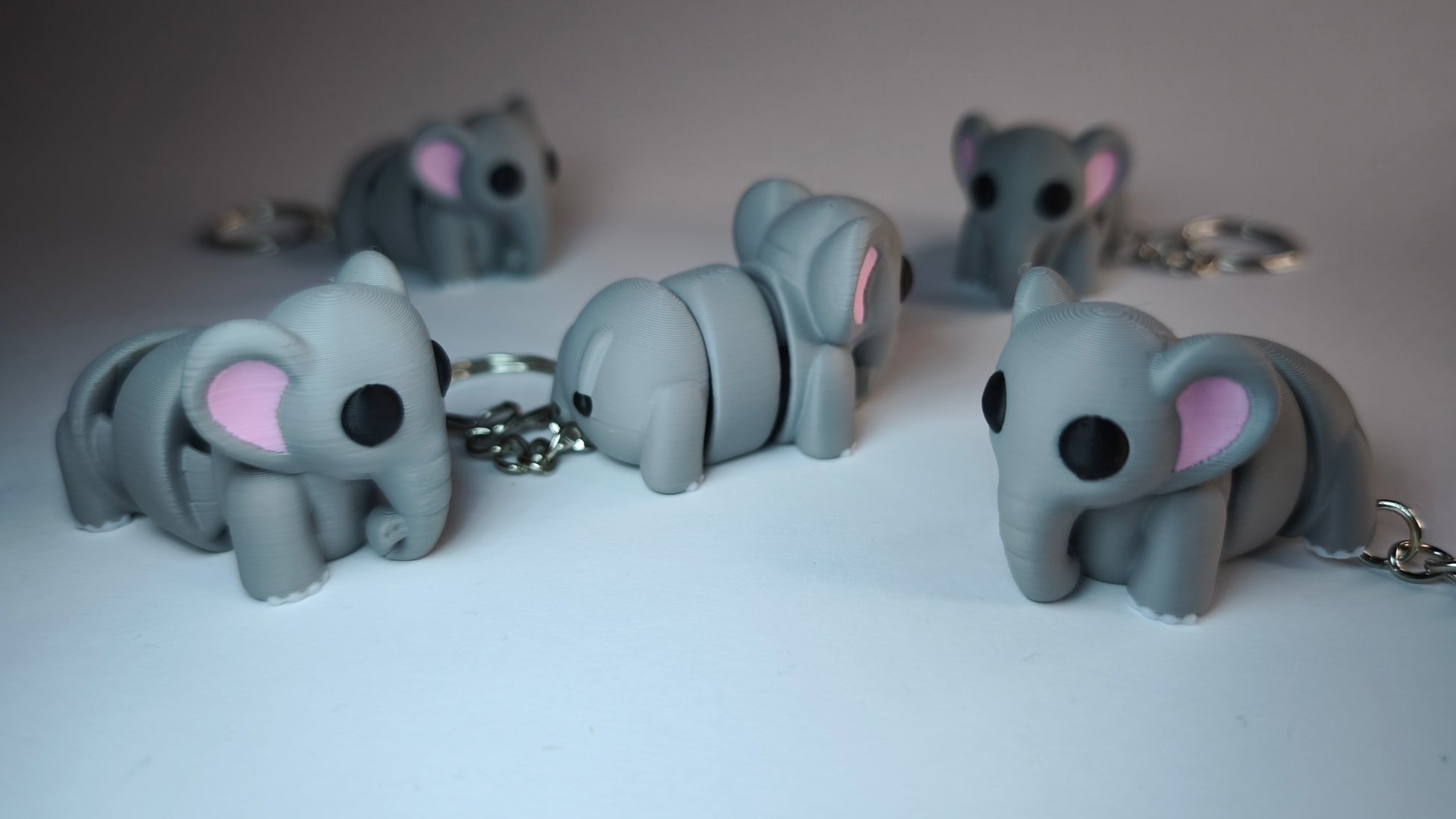 Flexi-Elefant Gertl – Schlüsselanhänger, beweglich & robust