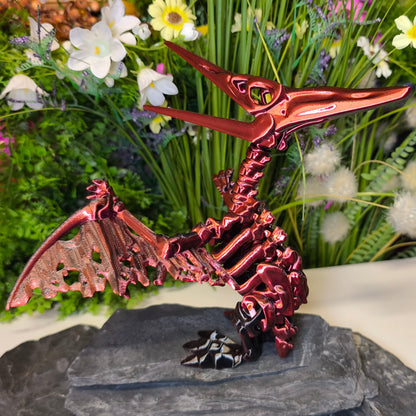 Pteranodon Skelettfigur als 3D-Druckmodell für Sammler