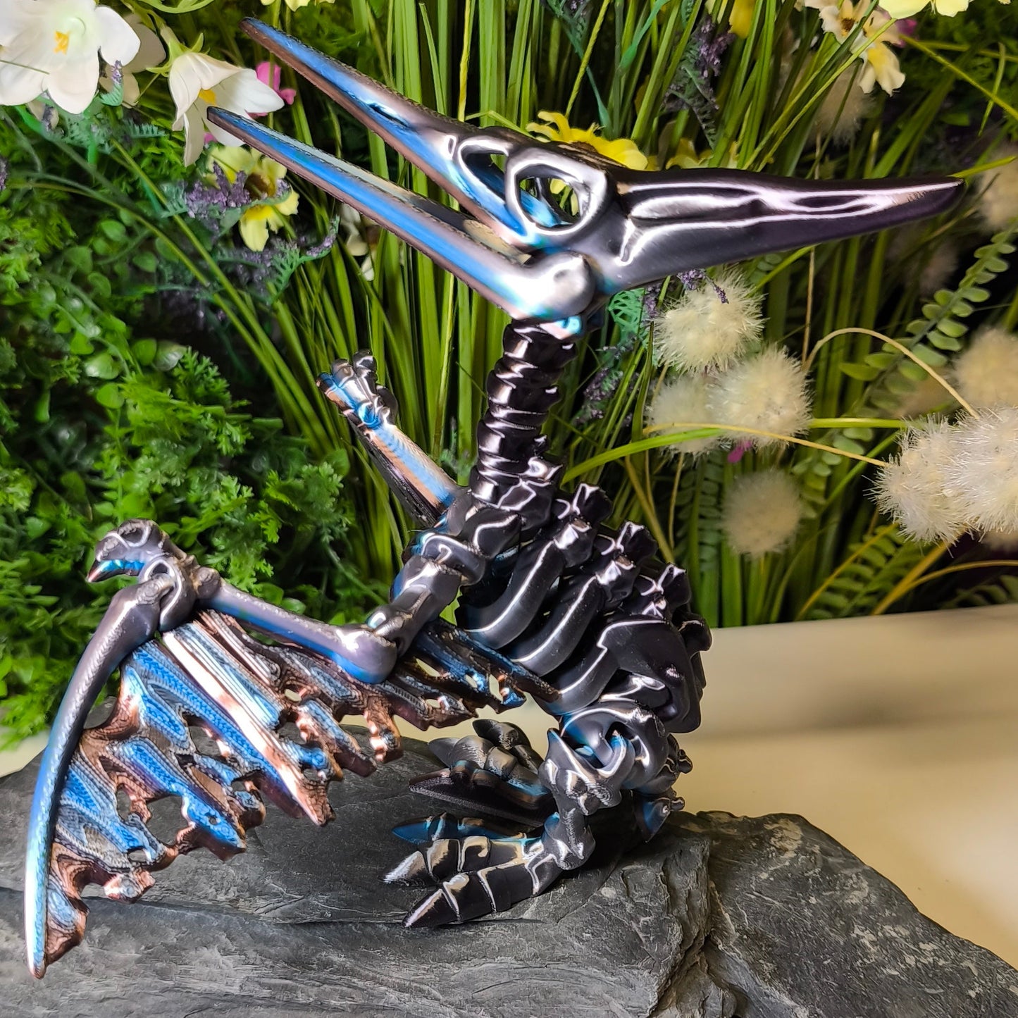 Pteranodon Skelettfigur als 3D-Druckmodell für Sammler