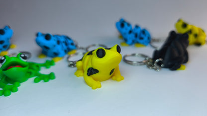 Klecksi der Flexi-Frosch – auffällige Farbvariante, 3D-gedruckt