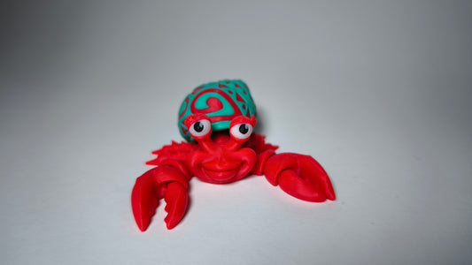 Flexi-Krabbe Kiana – 3D-gedruckte Figur aus PLA, beweglich & detailreich