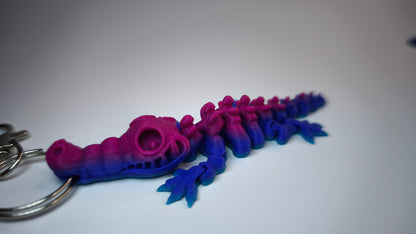 Flexi-Krokodil-Skelett Kroko als Reptilien-Dekofigur von 3DruckAS